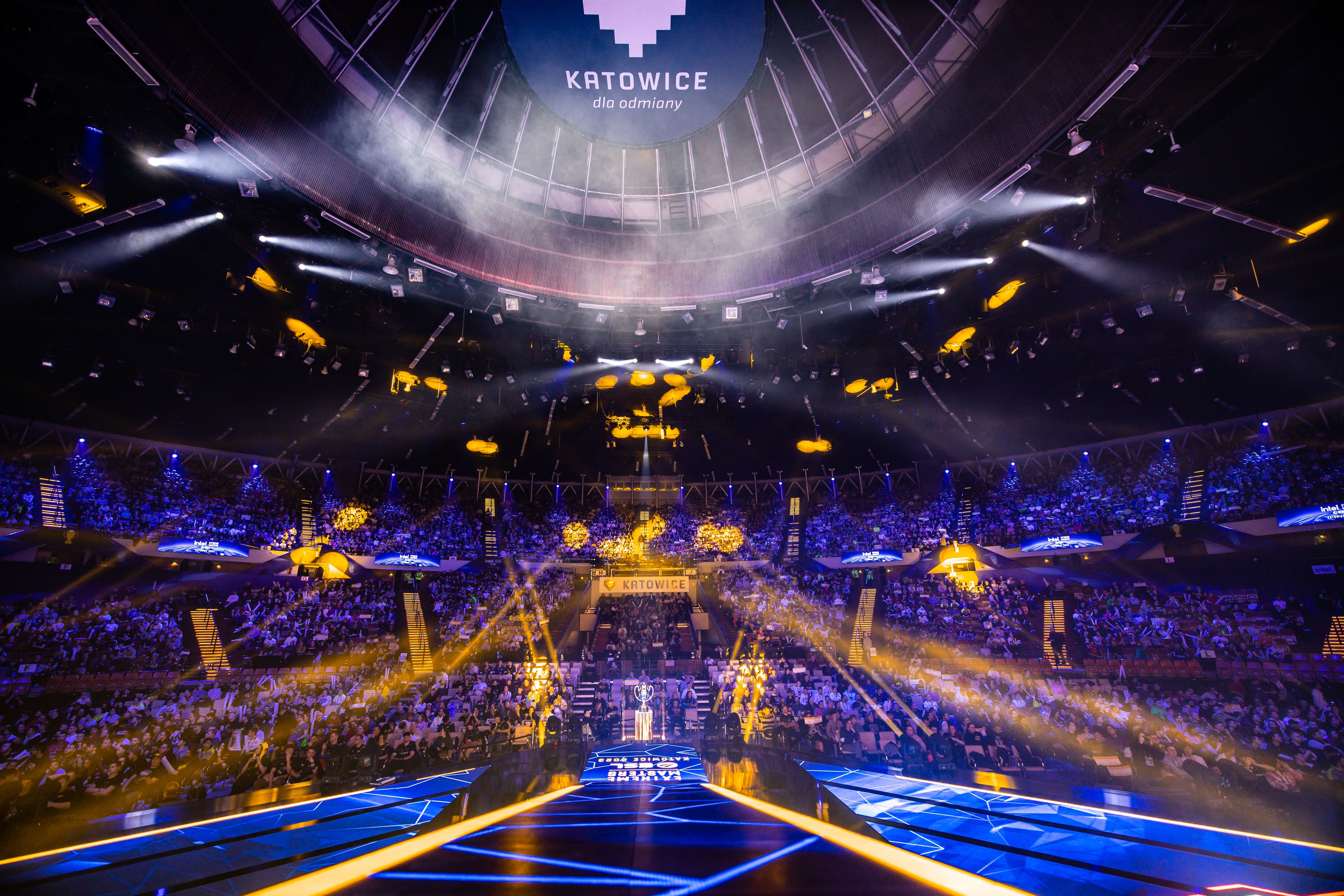 Photo of Intel Extreme Masters (IEM) 2023, one of the world's largest esports event held annually in Katowice, Poland
