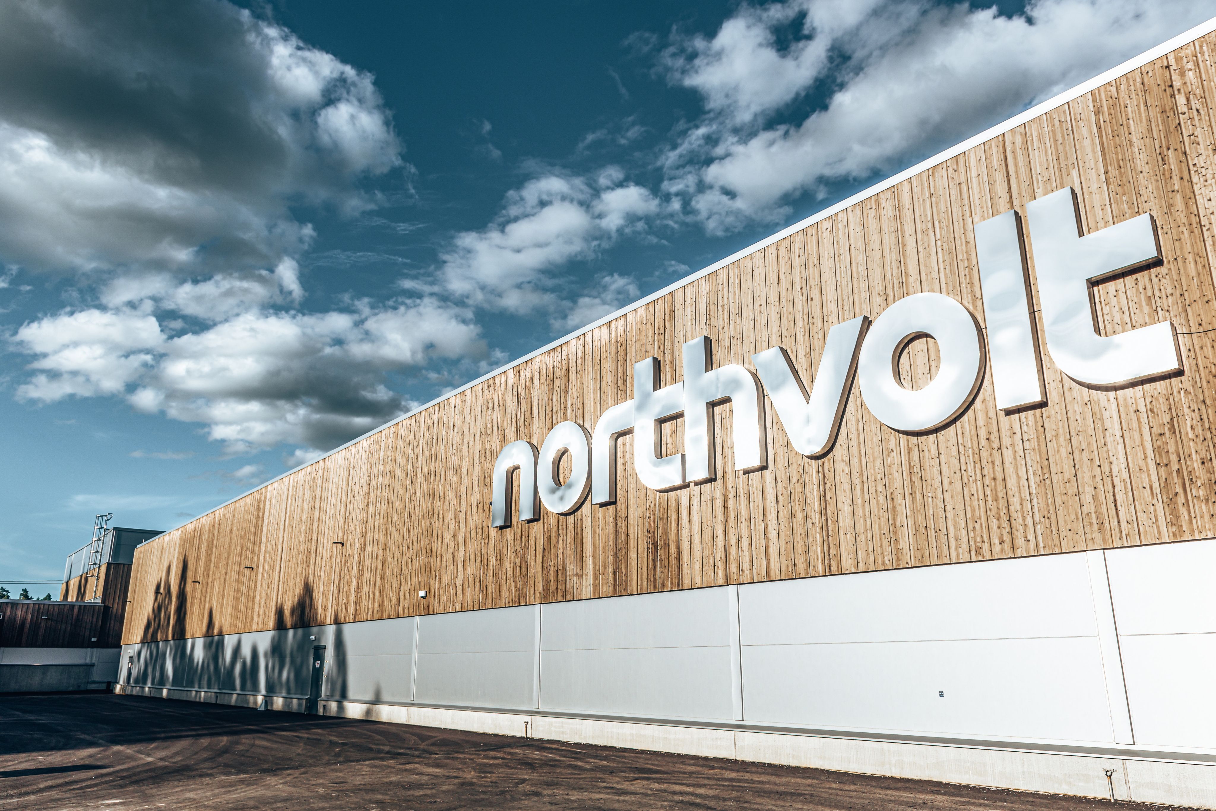 Photo showing the exterior of Northvolt Labs in Västerås
